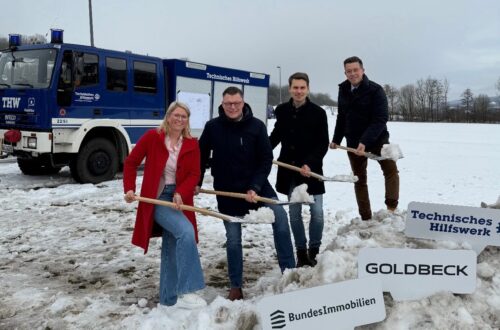 Spatenstich für den neuen THW Standort