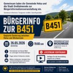 Bürgerinformation zur Sanierung der B 451